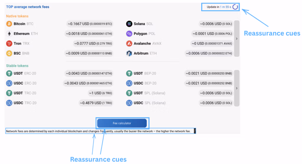 Landing Page Iron Wallet Prices