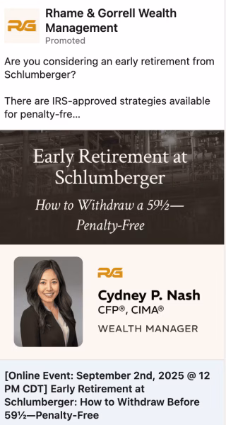 Financial Advisor - Linkedin Ads 2